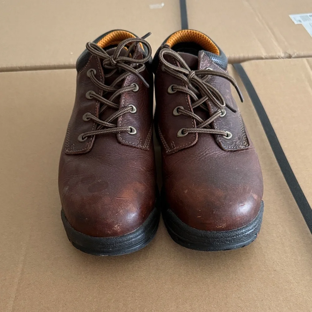 Timberland PRO Steel Toe Brown Leather Men's Boots